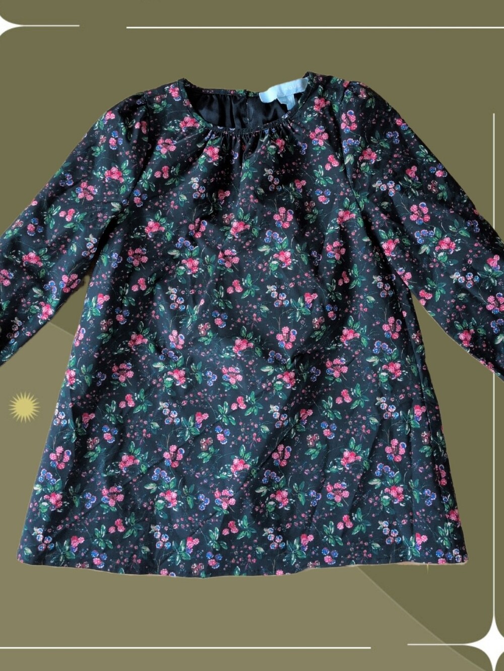 ✨ nwt Hill House Home Tiny Eloise Dress in Multi Berry Floral Size Girls 7/8